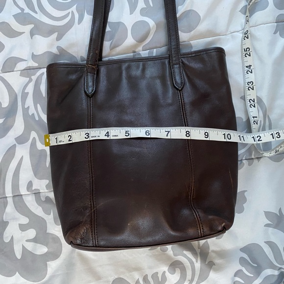 Vintage Coach Legacy Lunch Tote Shopper L8P-9077 Mahogany Leather - Picture 8 of 11